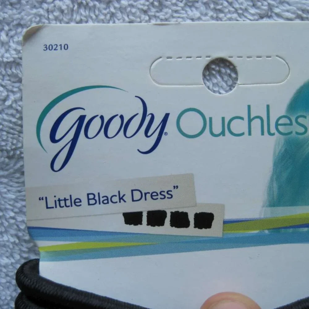 14 Goody Big Thick Fix Ouchless No Metal Hair Band Elastic Ponytailers Java Bean